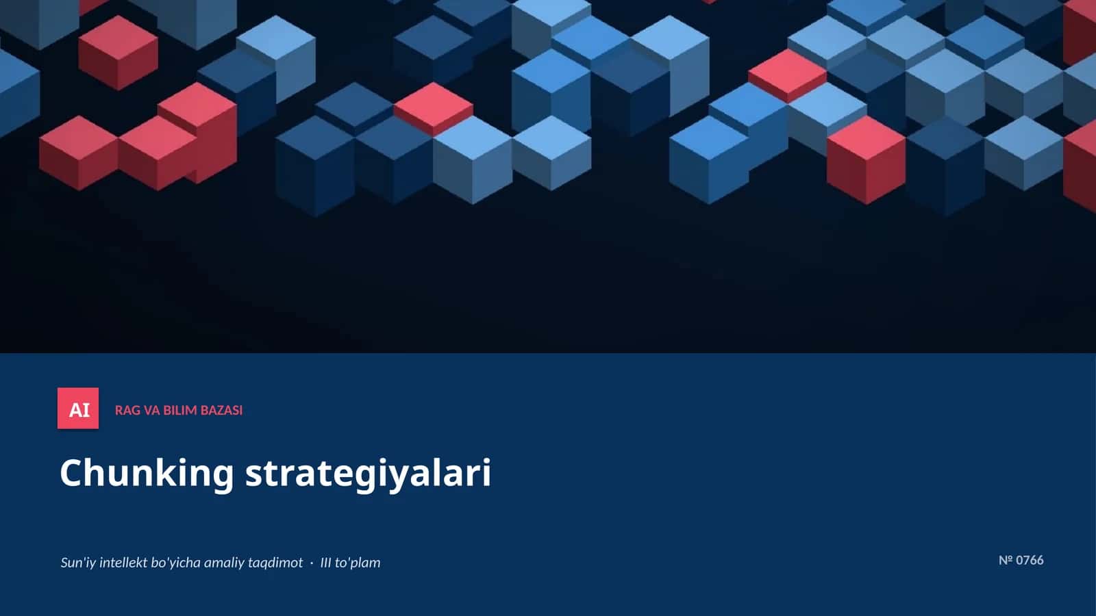 Chunking strategiyalari