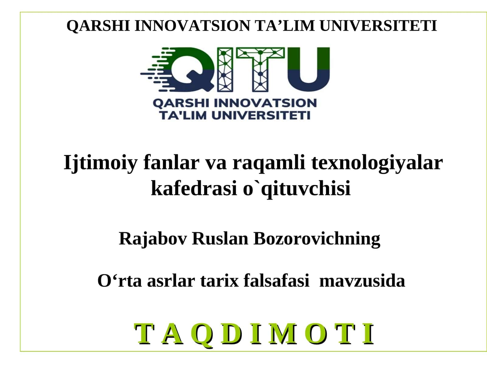 O‘rta asrlar tarix falsafasi
