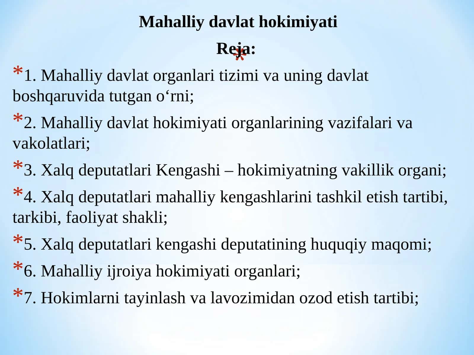 Mahalliy davlat hokimiyati