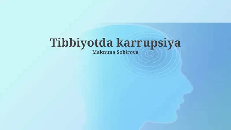 Tibbiyotda karrupsiya