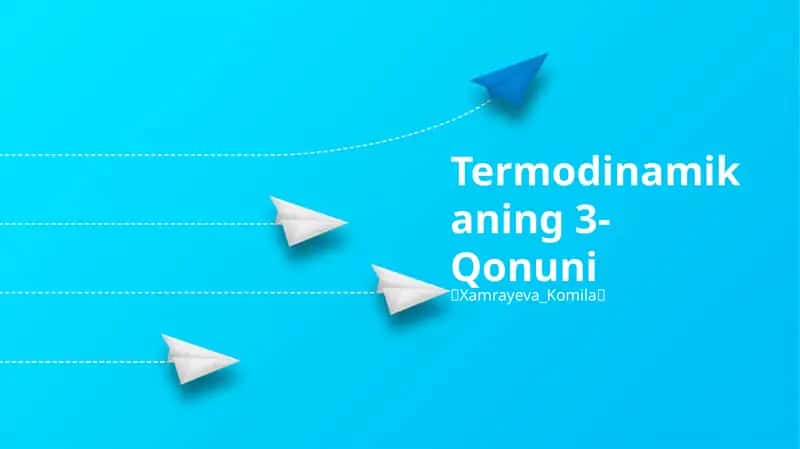 Termodinamikaning 3-Qonuni