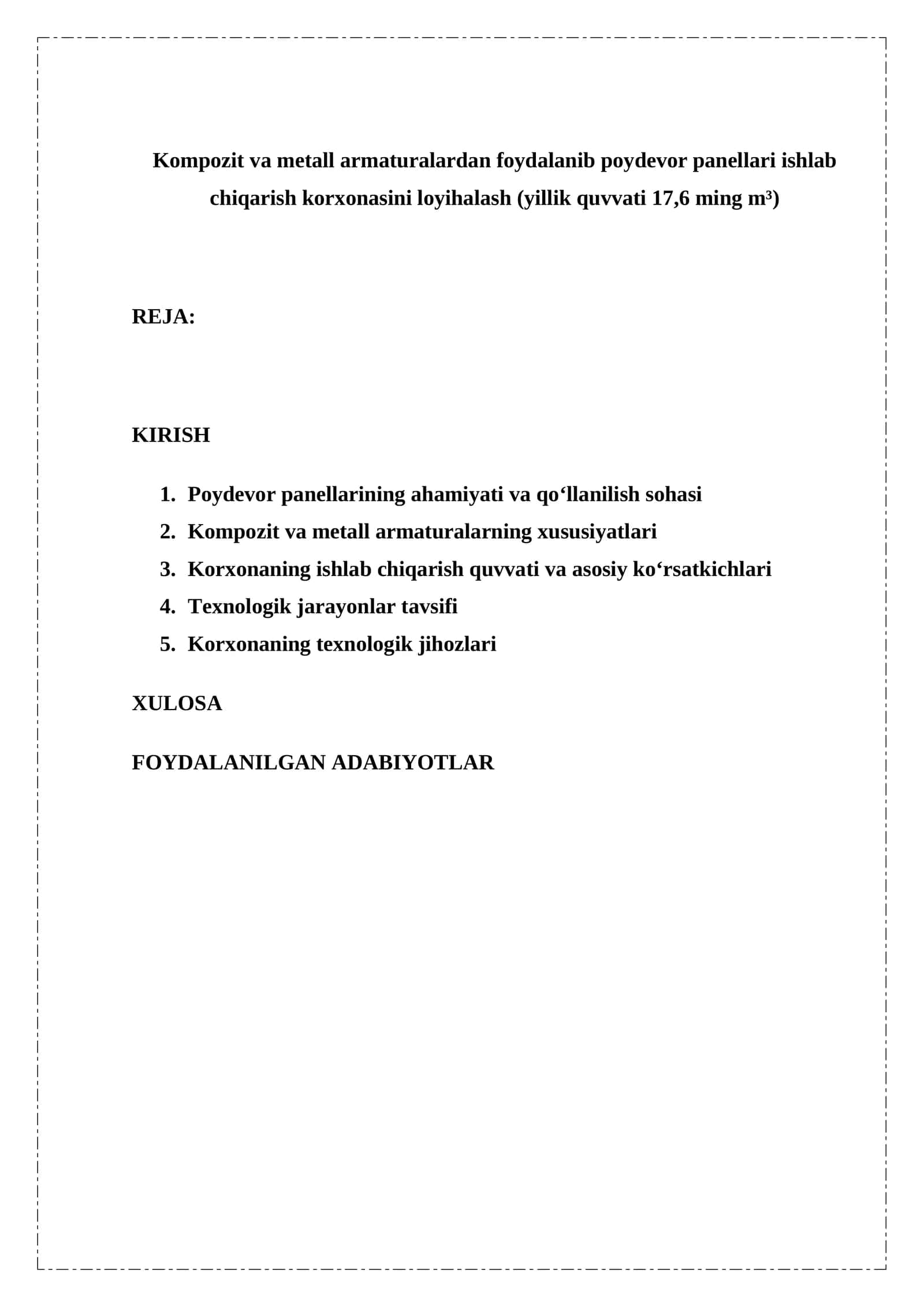 Kompozit va metall armaturalar