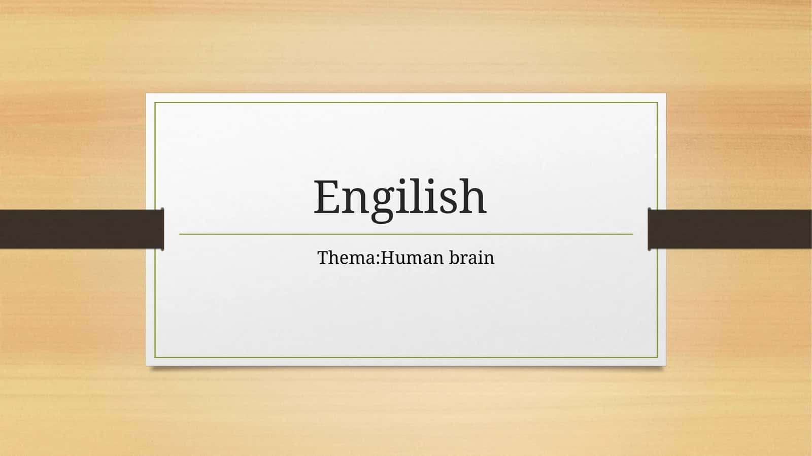 The Human Brain: An Overview