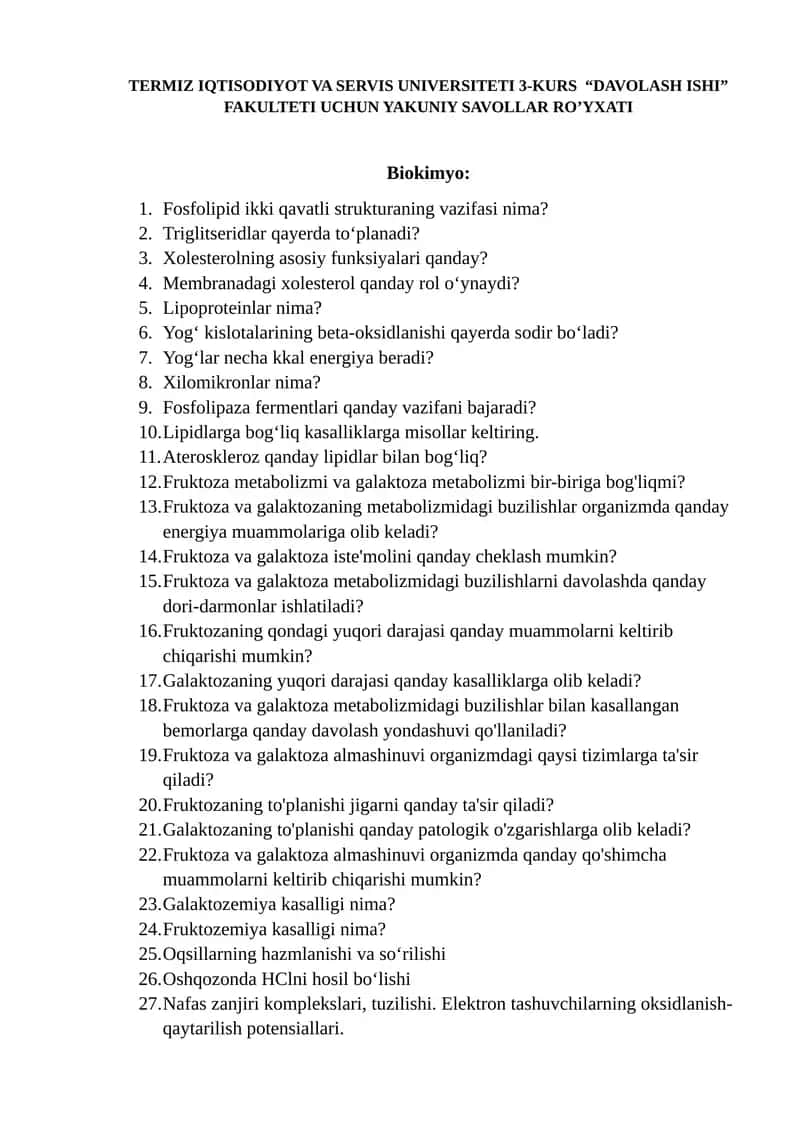 Biokimyo: Fosfolipid ikki qavatli strukturaning vazifasi nima?