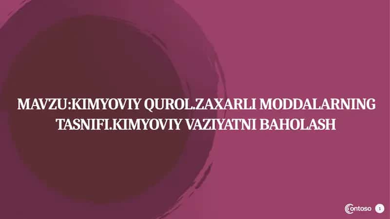Kimyoviy qurol