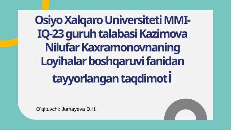 BIZNESLOYIHALASH VABIZNESREJA MUVAFFAQIYATLISTRATEGIYALAR