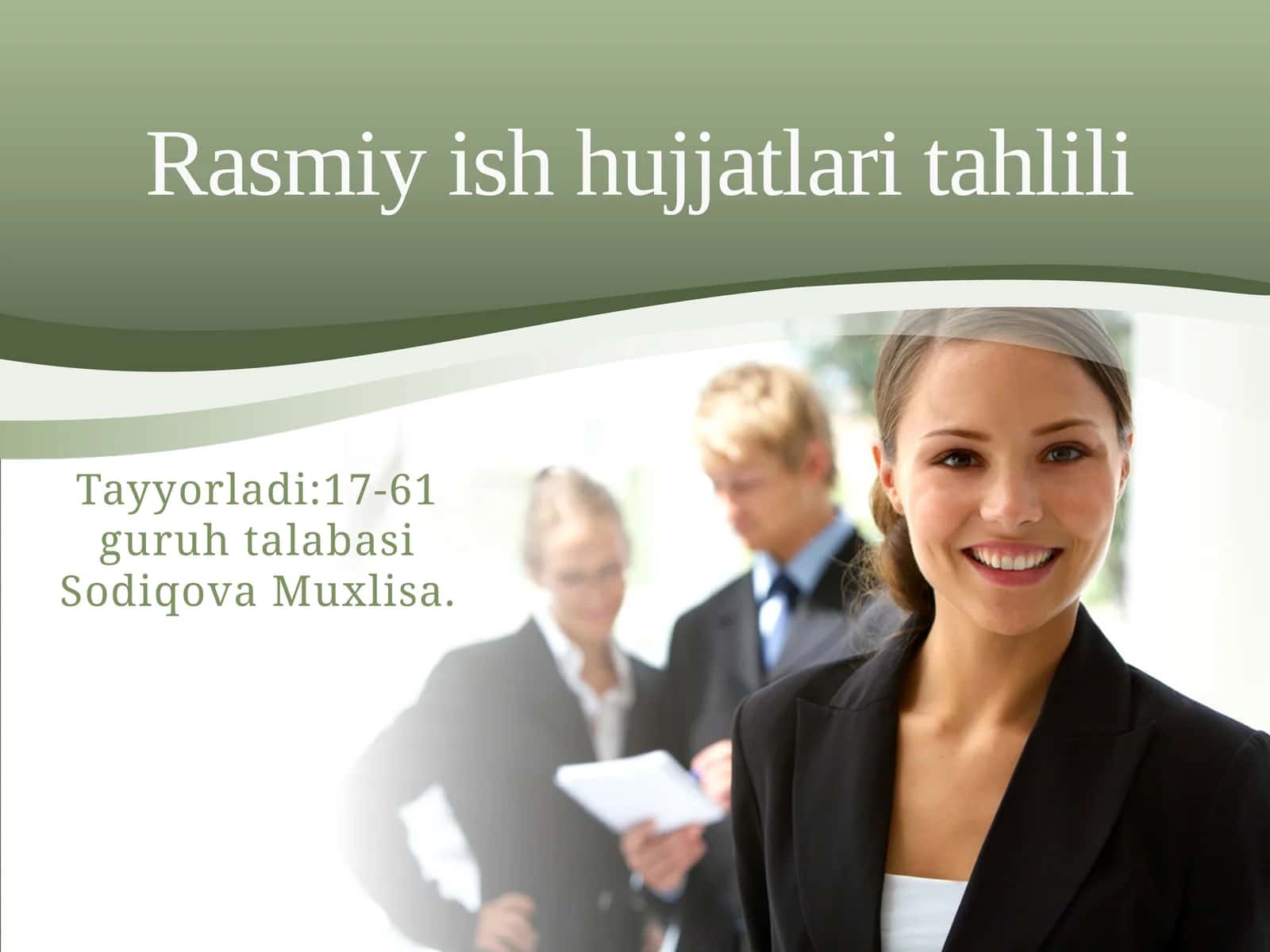 Rasmiy Uslub