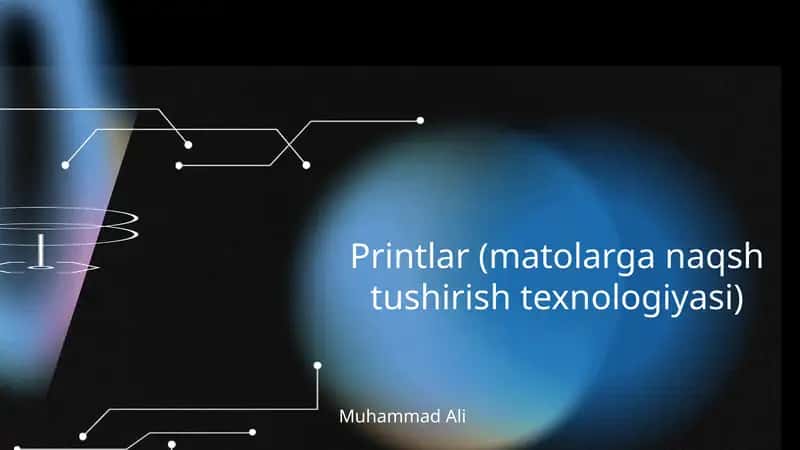 Printlar (matolarga naqsh tushirish texnologiyasi)