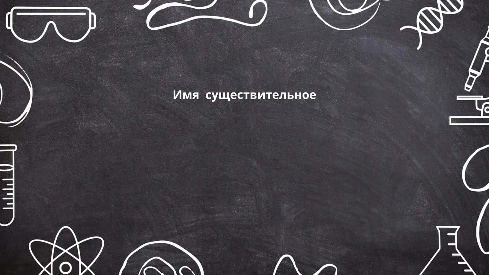 Имя существительное