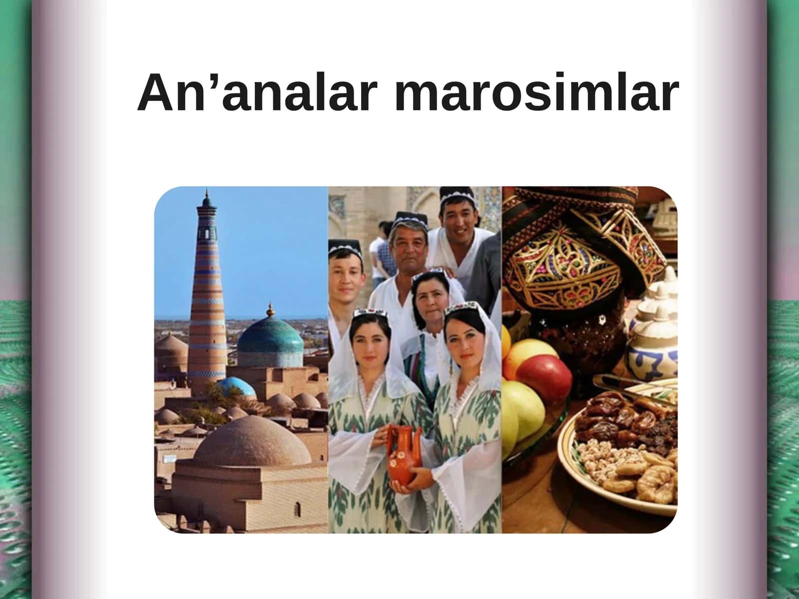 An’analar marosimlar