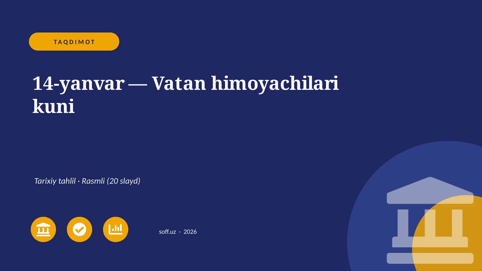 14-yanvar — Vatan himoyachilari kuni