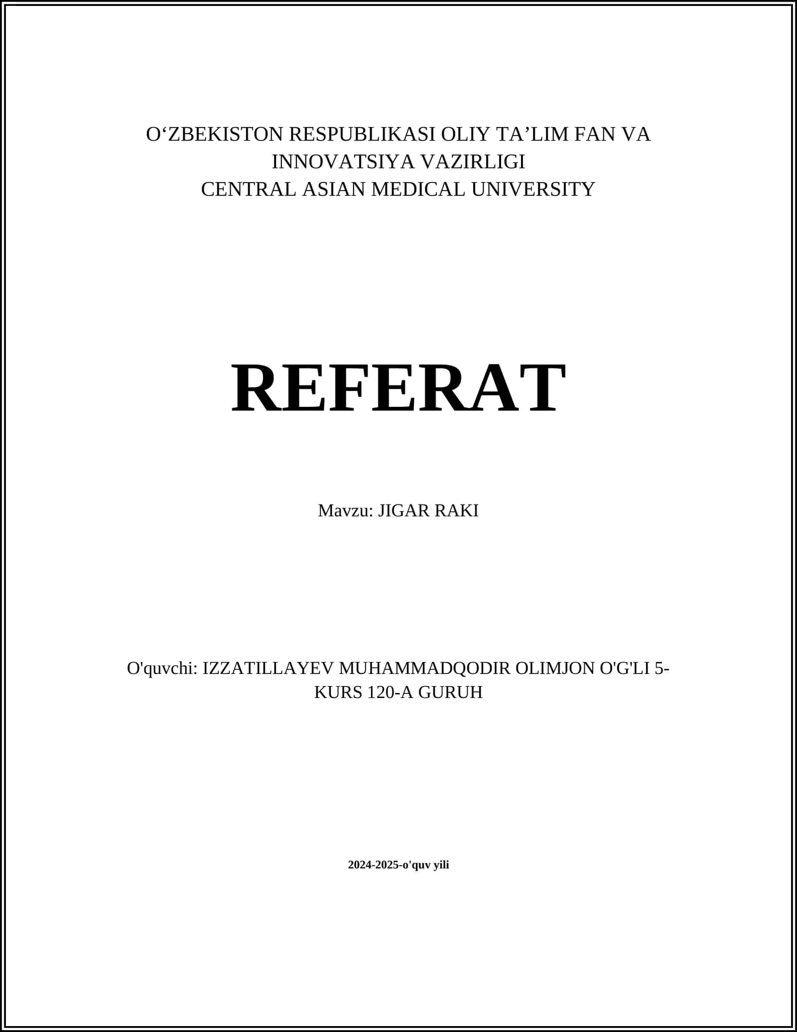 JIGAR RAKI