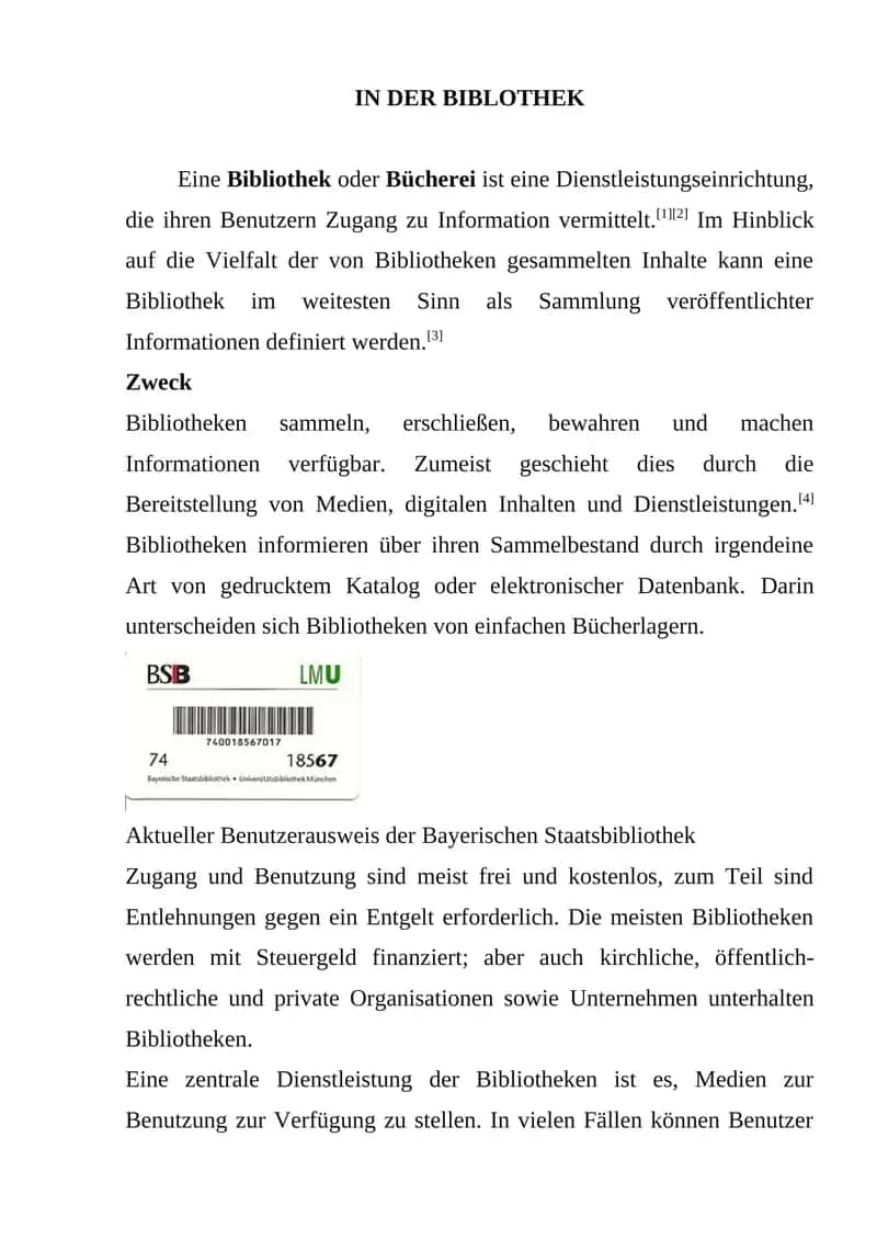 Bibliothek