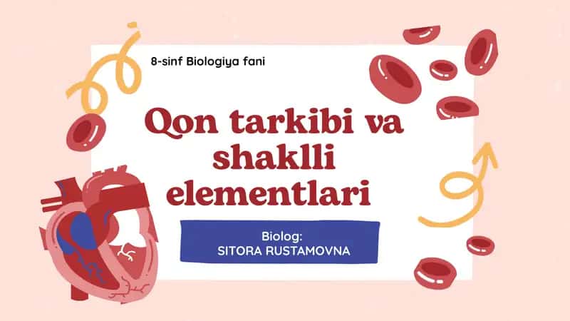 Qon tarkibi va shaklli elementlari