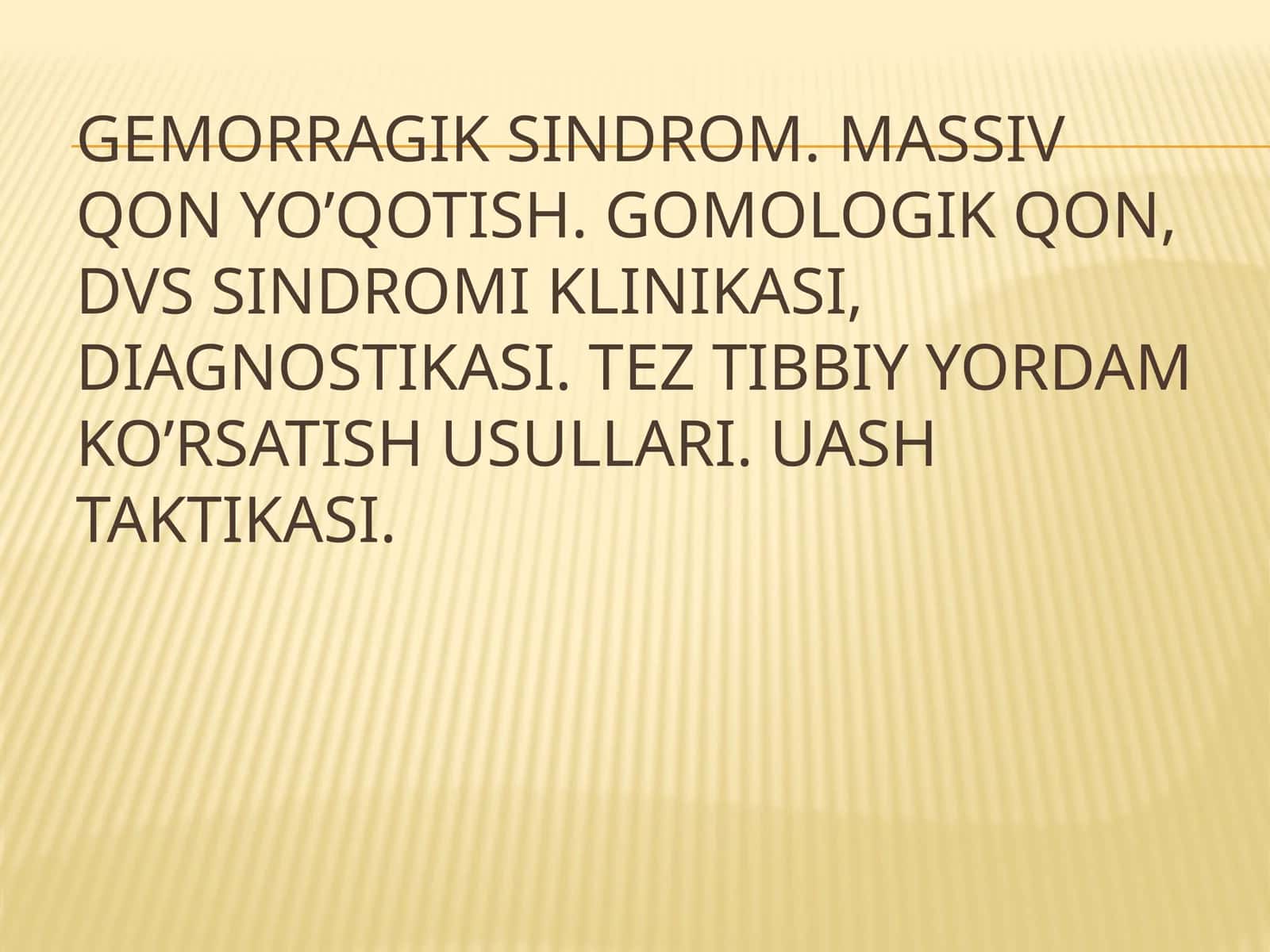 Gemorragiksindrom