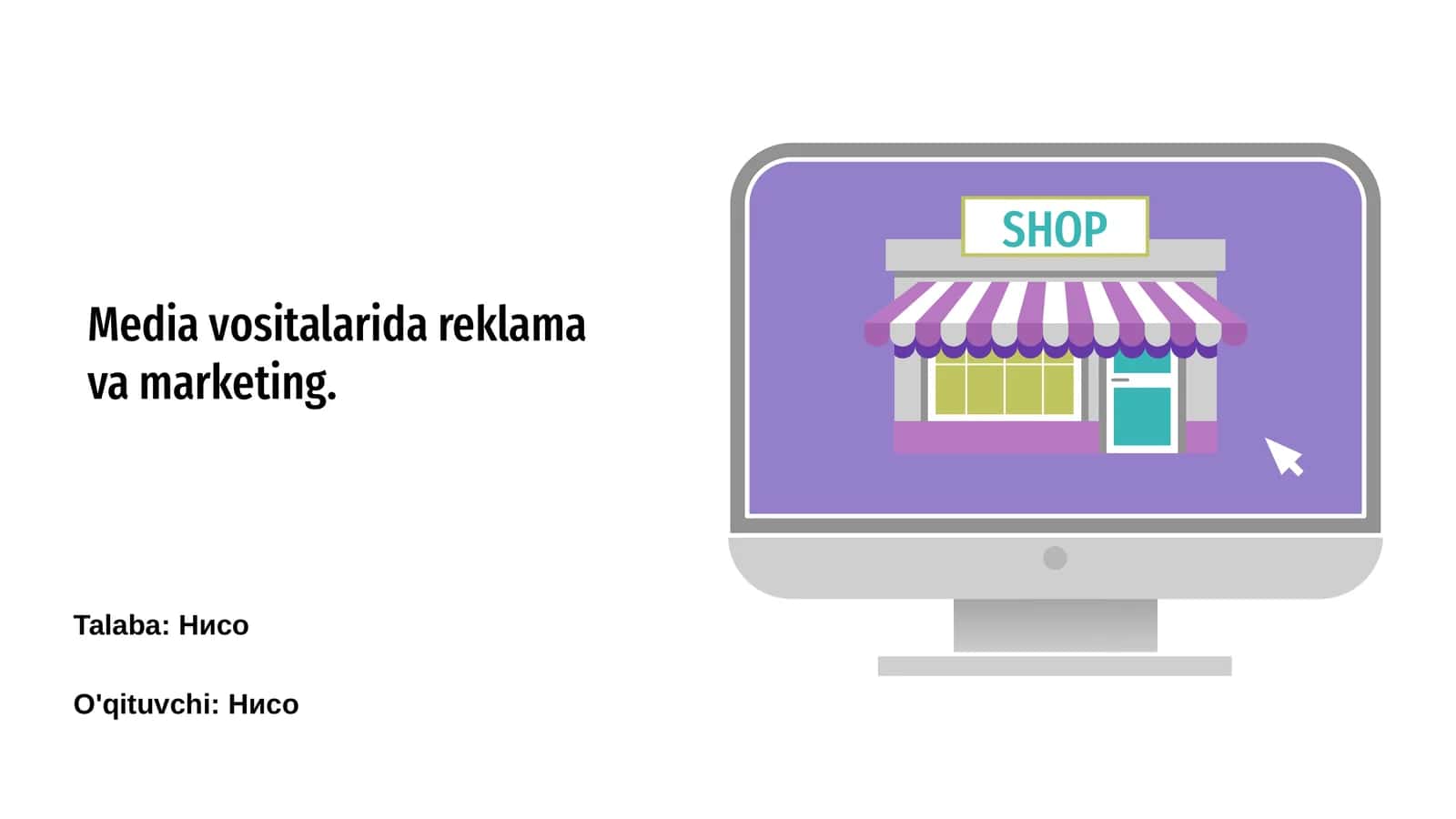 Reklama va marketing asoslari