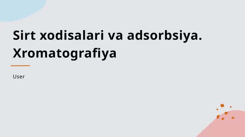 Adsorbsiya jarayoni