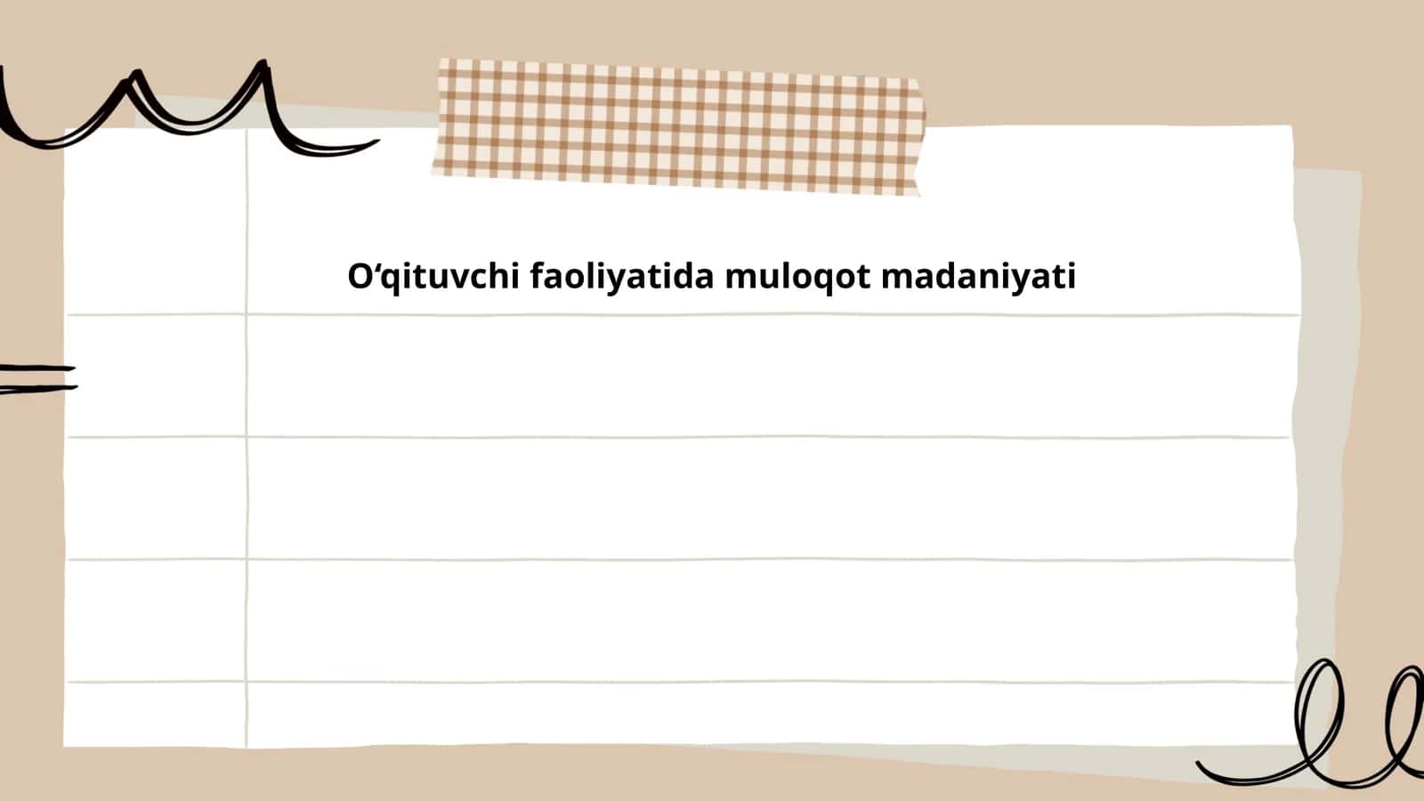 O‘qituvchi faoliyatida muloqot madaniyati