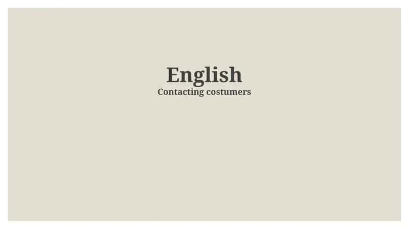 English in the Modern World