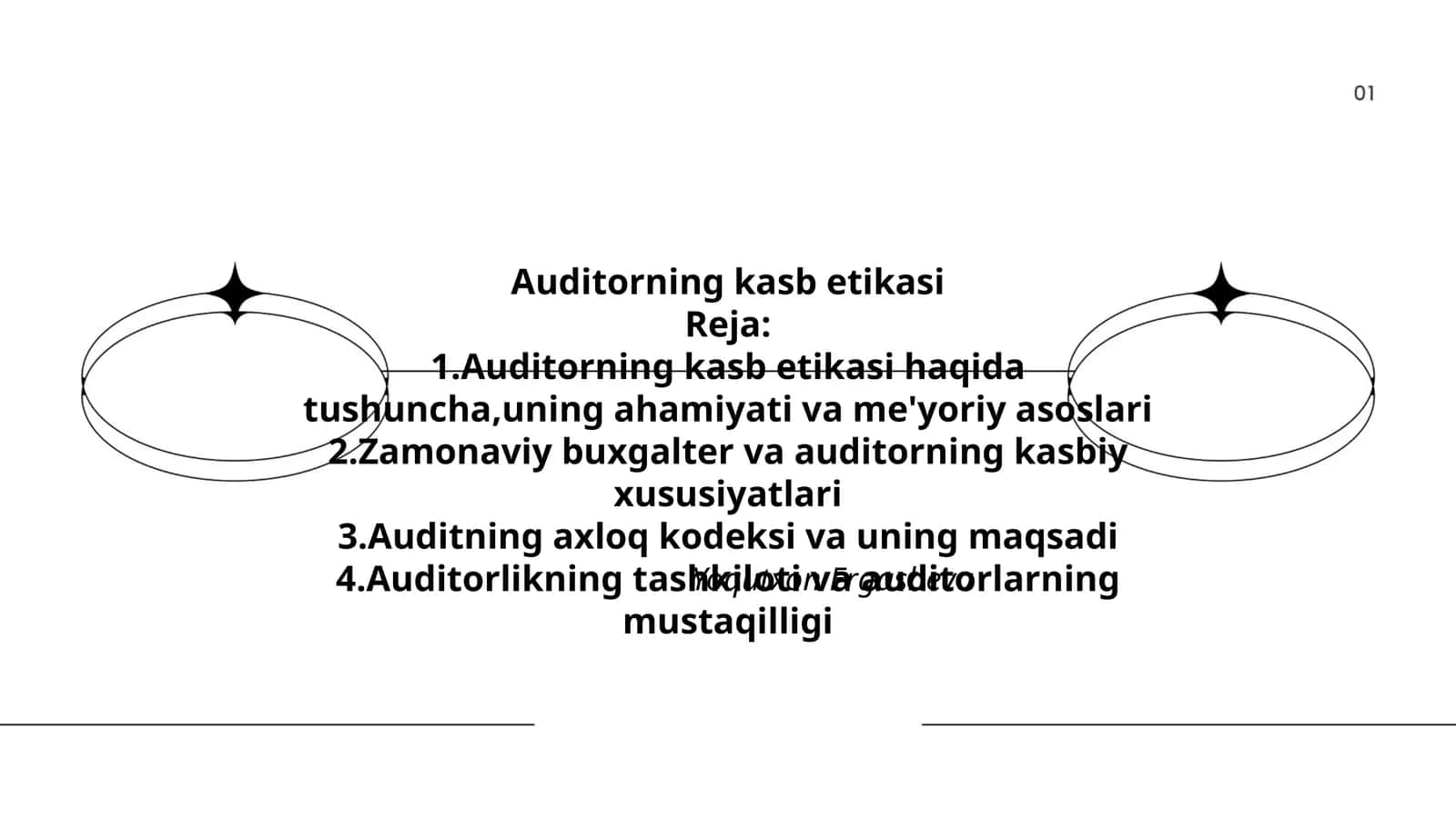 Auditorning kasb etikasi