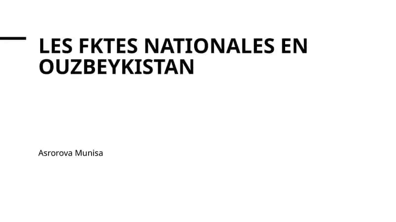 Les fktes nationales en Ouzbeykistan