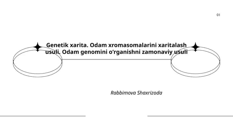 Genetik xarita. Odam genomini oʻrganishni zamonaviy usuli