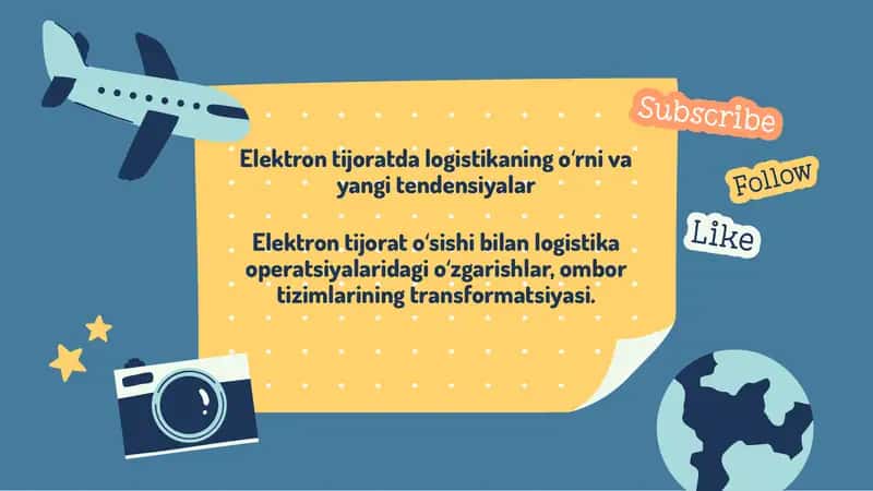 Elektron Tijoratda Logistika