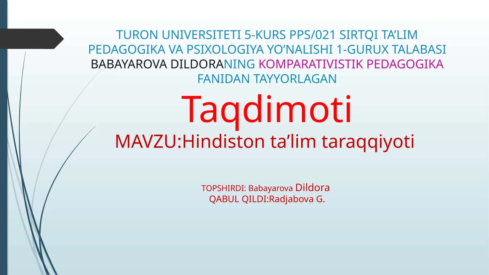 Hindistonda xalq taʼlim tizimi
