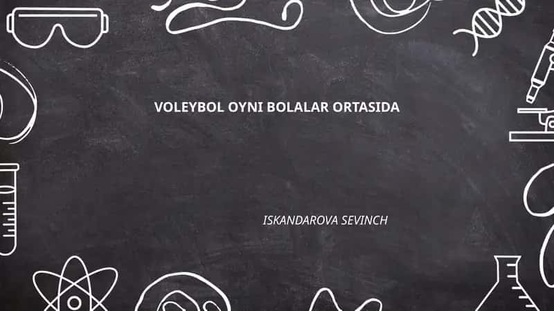 VOLEYBOL OYNI BOLALAR ORTASIDA