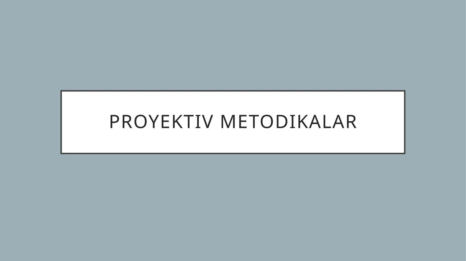 Proyektiv metodikalar