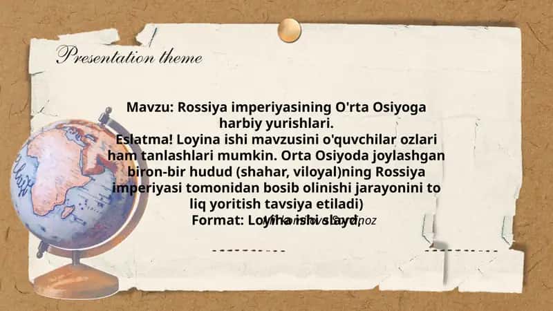 Rossiya imperiyasining O'rta Osiyoga harbiy yurishlari.