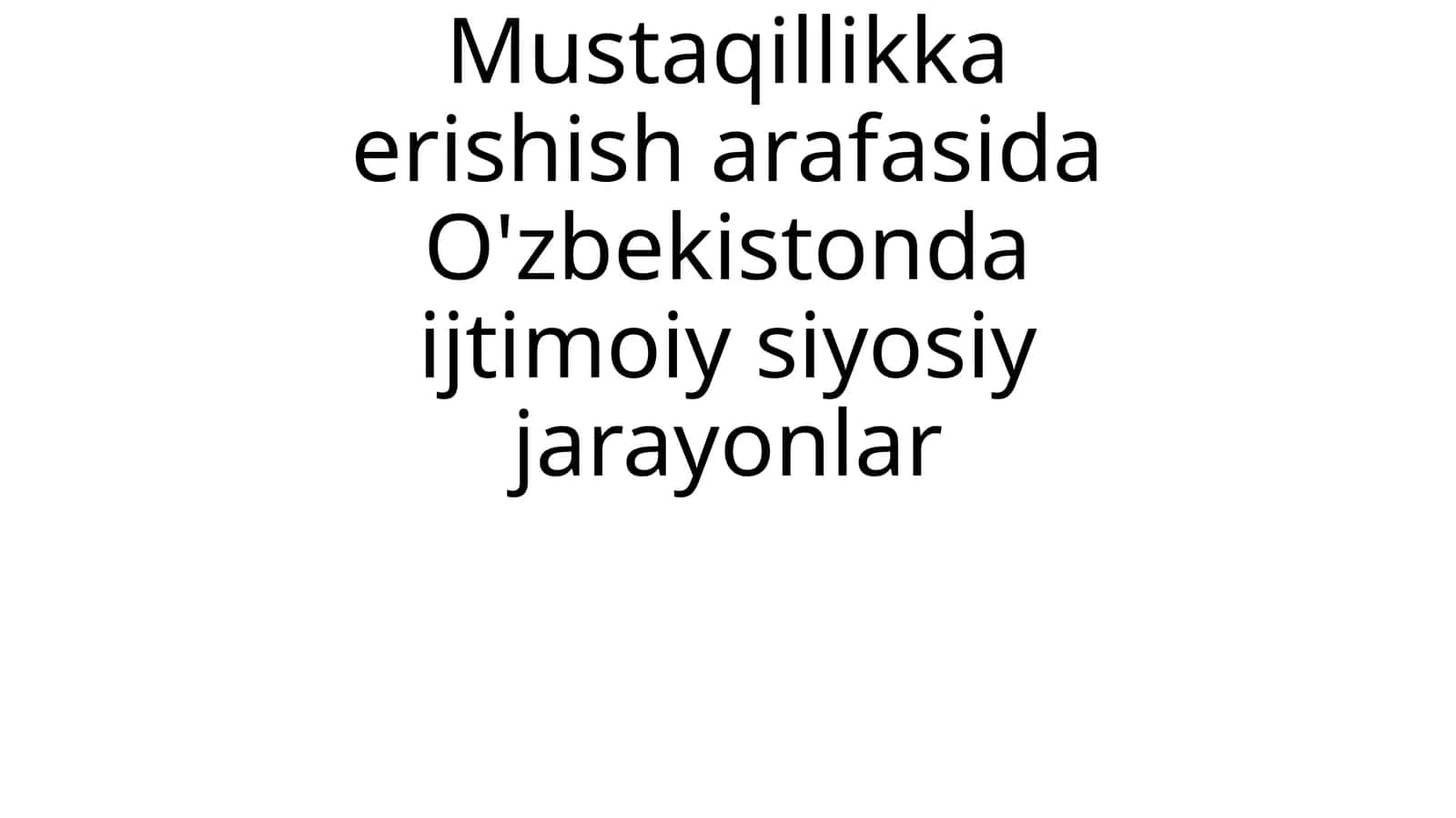 Sovet merosi va noroziliklar