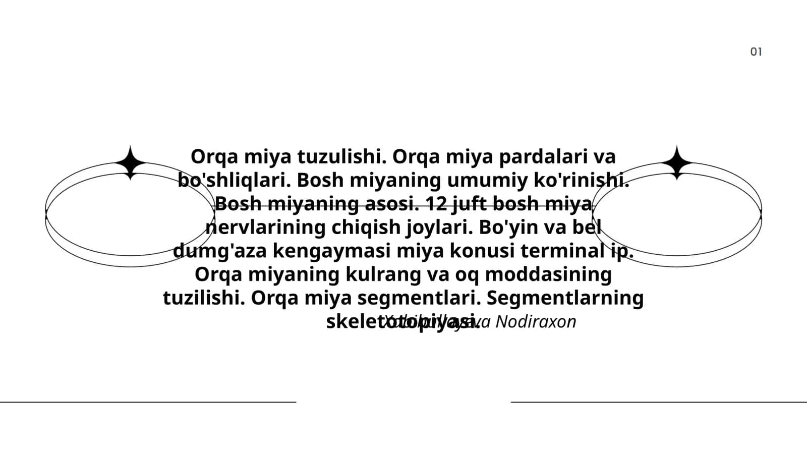 Orqa miya tuzulishi