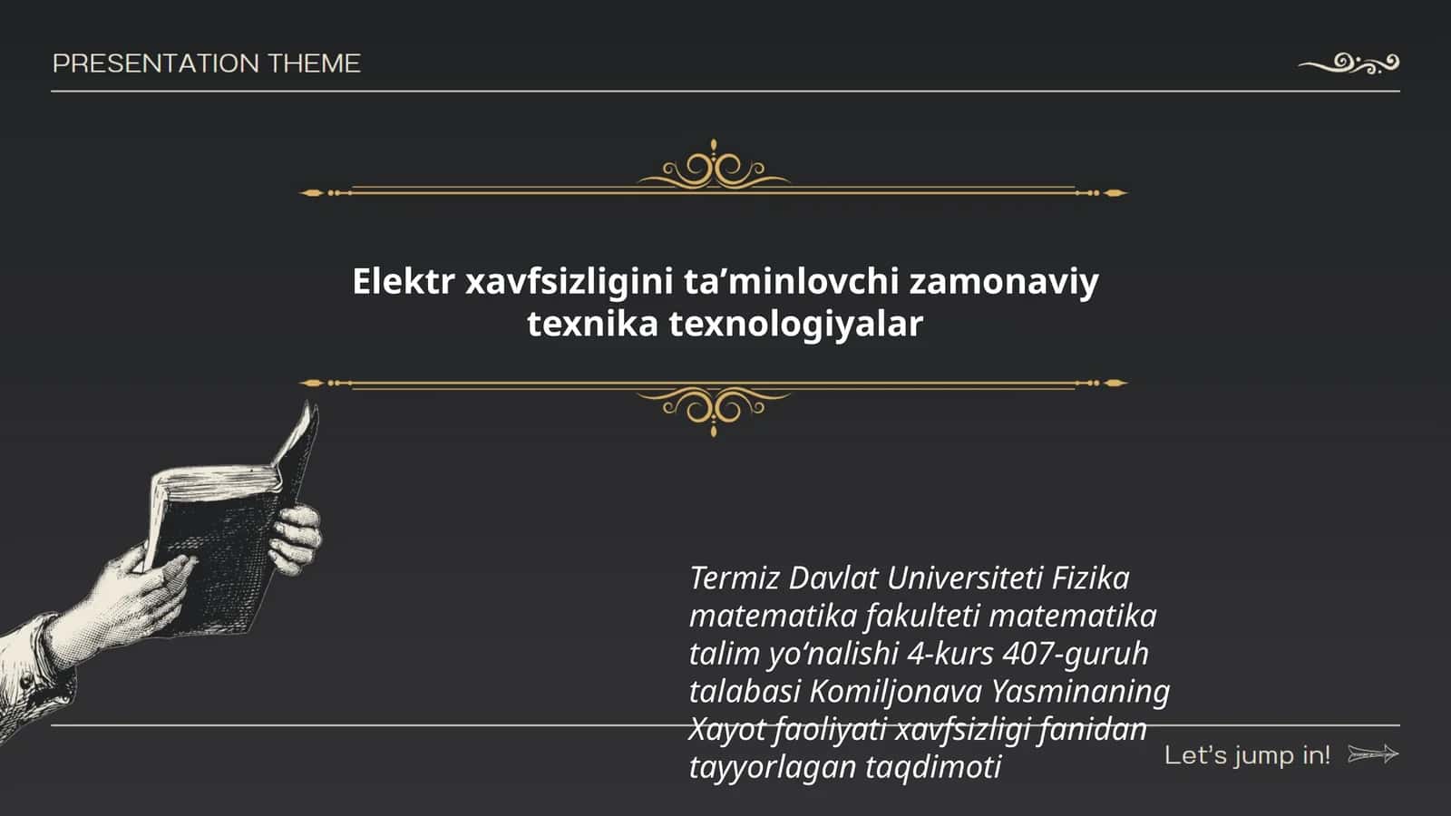 Elektr xavfsizligini taʼminlovchi zamonaviy texnika texnologiyalar