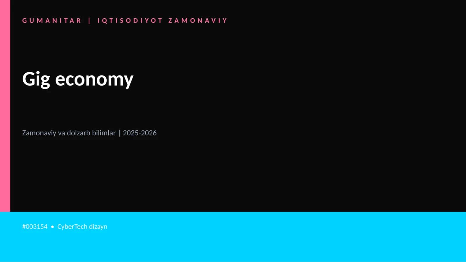 Gig economy