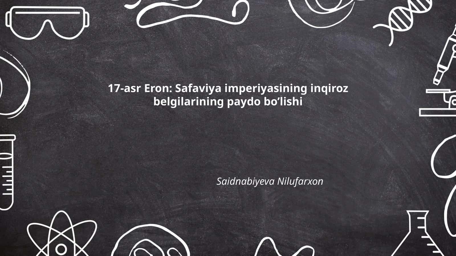 Safaviylar sulolasi (1501-1736)