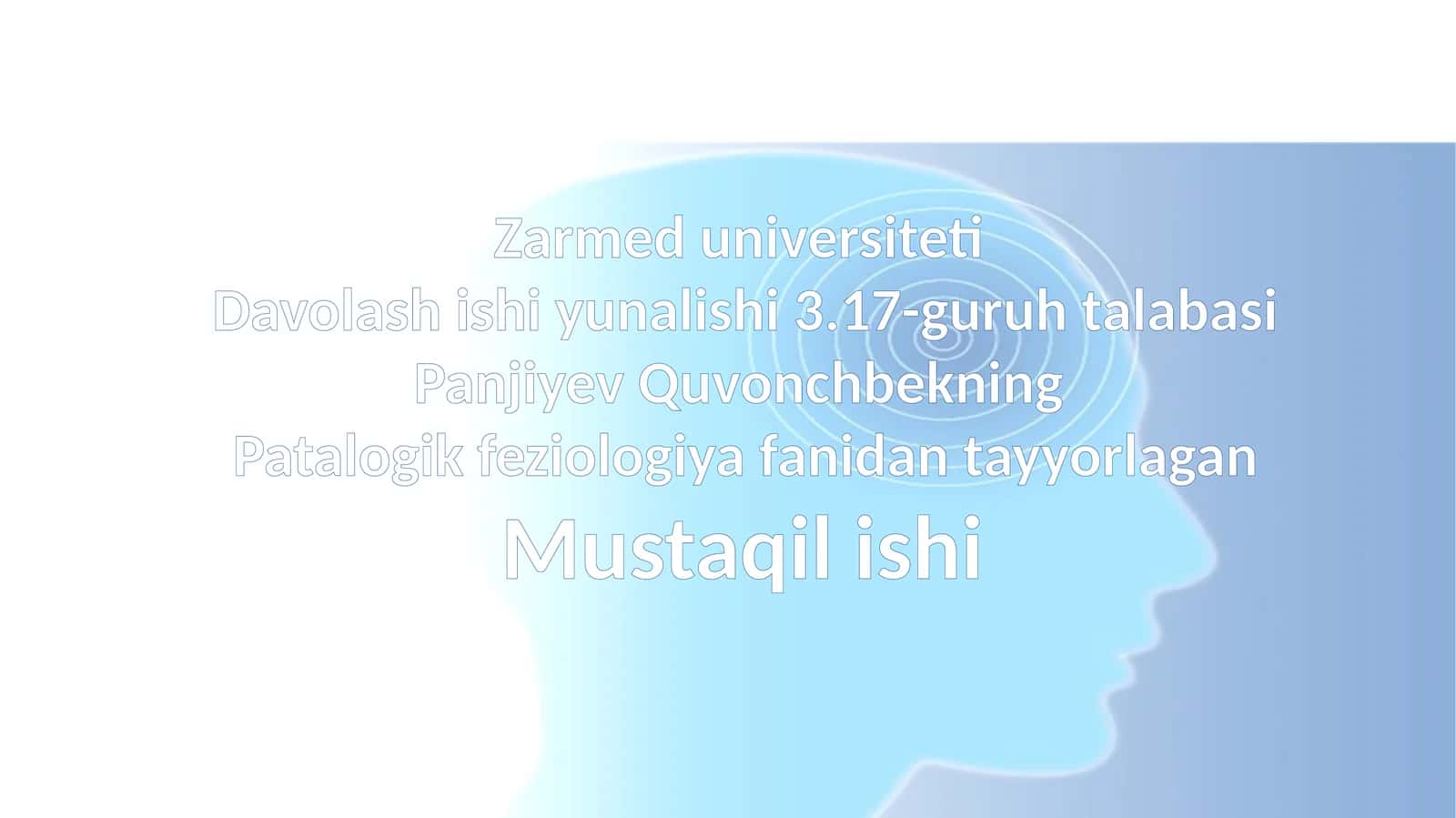 Mavzu: Havoning ifloslanishi