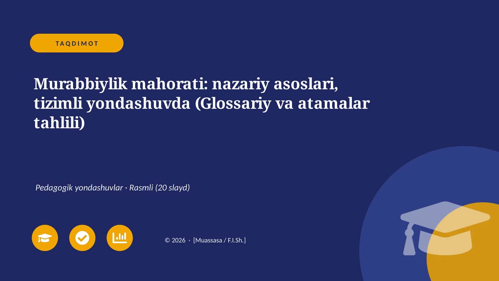 Murabbiylik mahorati: nazariy asoslari, tizimli yondashuvda