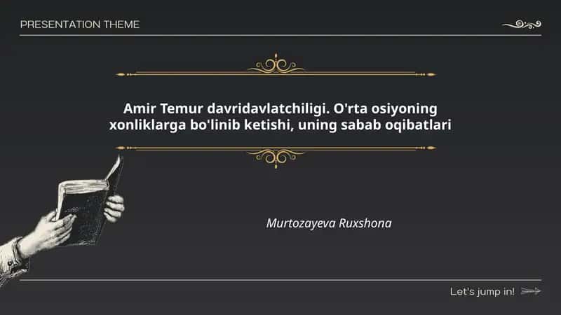 Amir Temur davridavlatchiligi