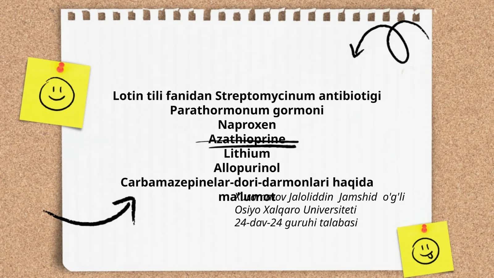 Streptomycinum antibiotigi