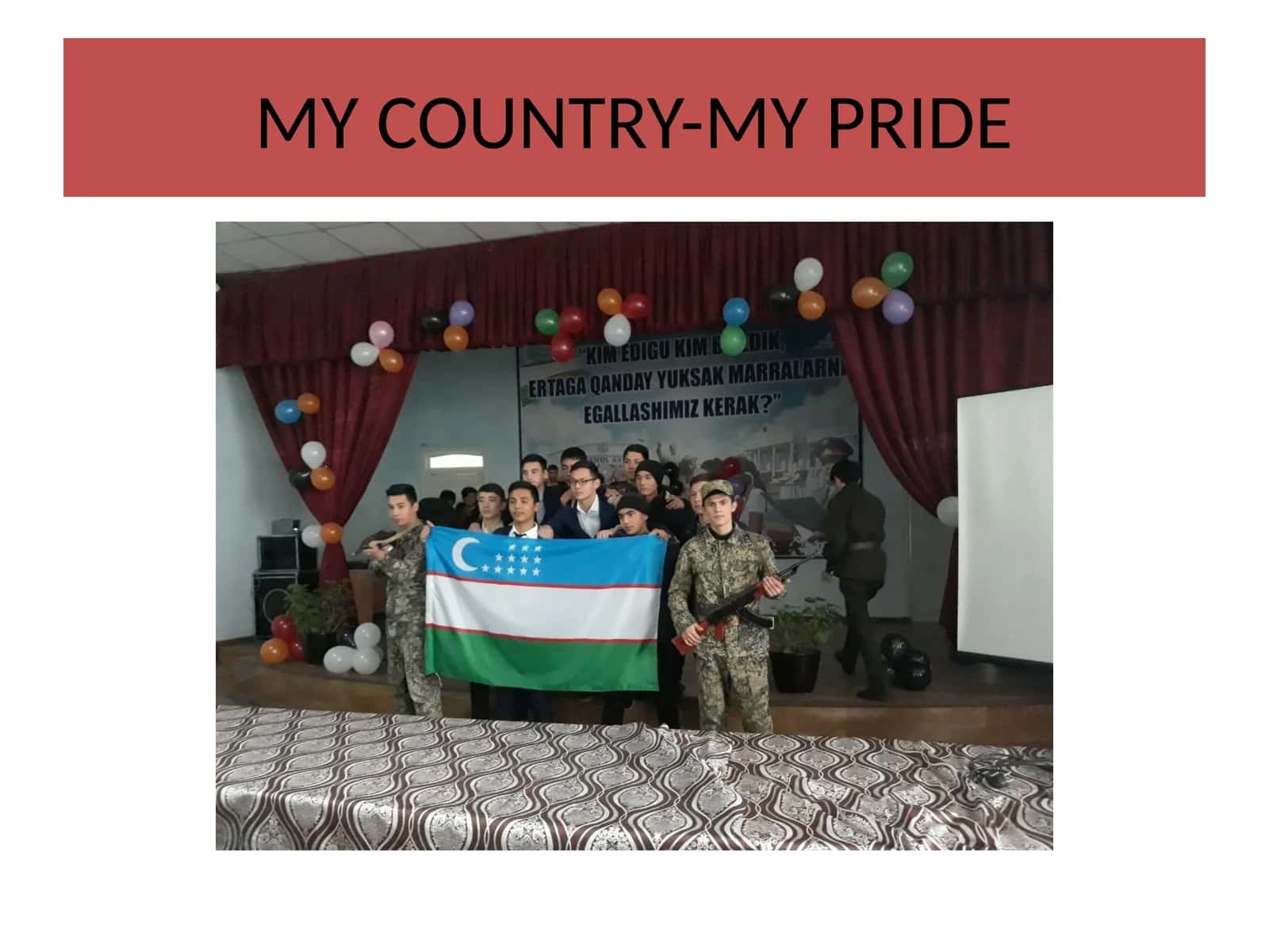 MY COUNTRY-MY PRIDE