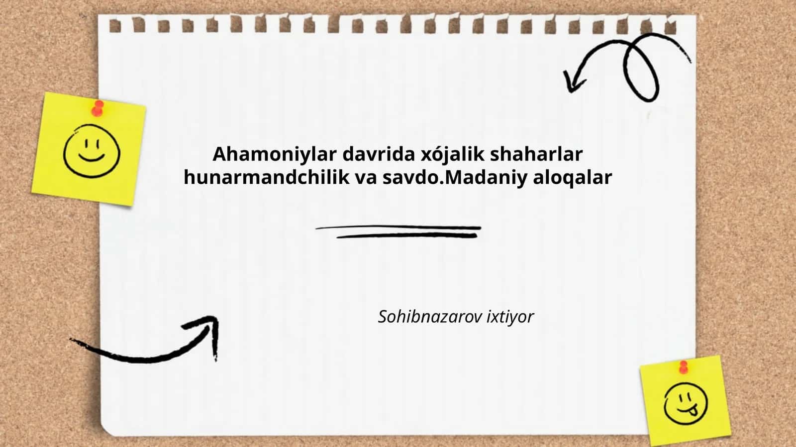 Ahamoniylar davrida xójalik tizimi