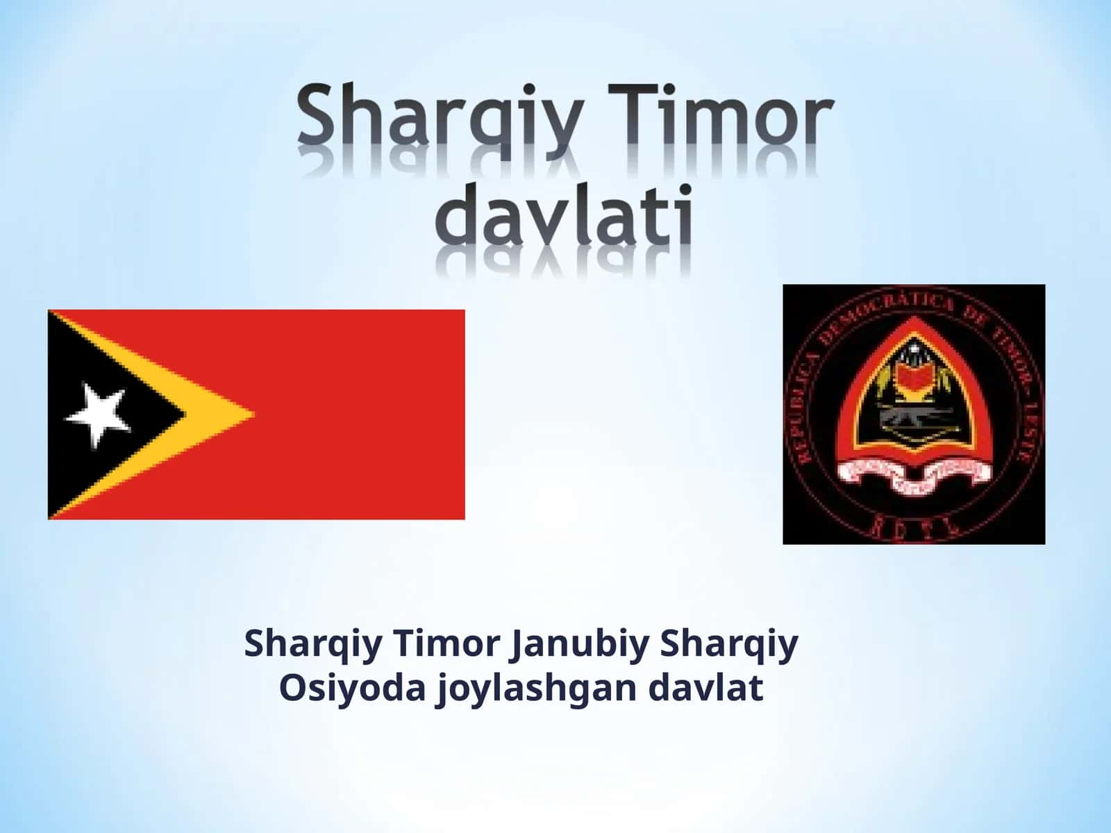 Sharqiy Timor
