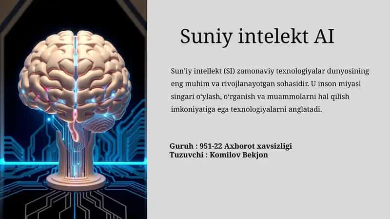 Suniy intelekt AI
