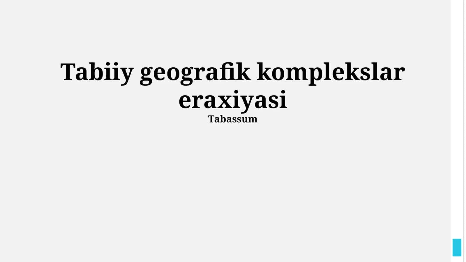 Tabiiy geografik komplekslar eraxiyasi