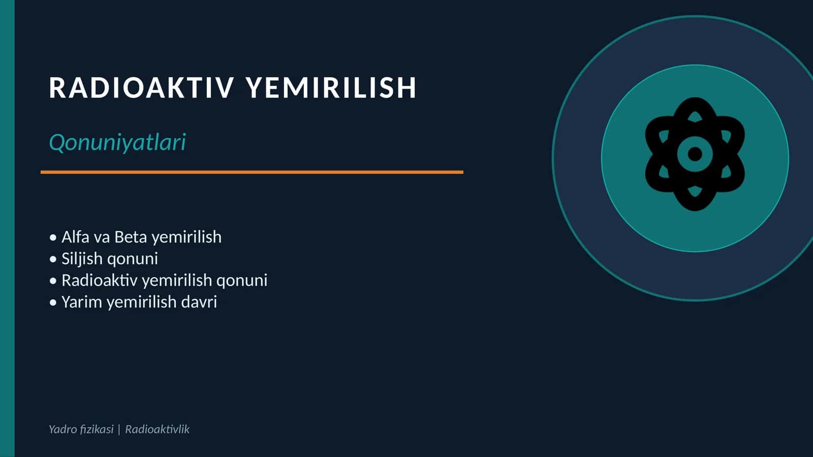 RADIOAKTIV YEMIRILISH