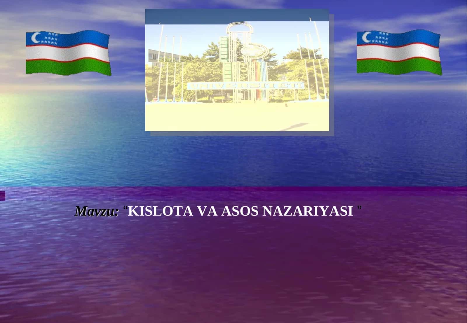 Kislota va asos nazariyasi