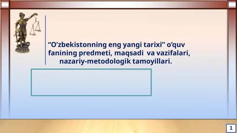 O’zbekistonning eng yangi tarixi