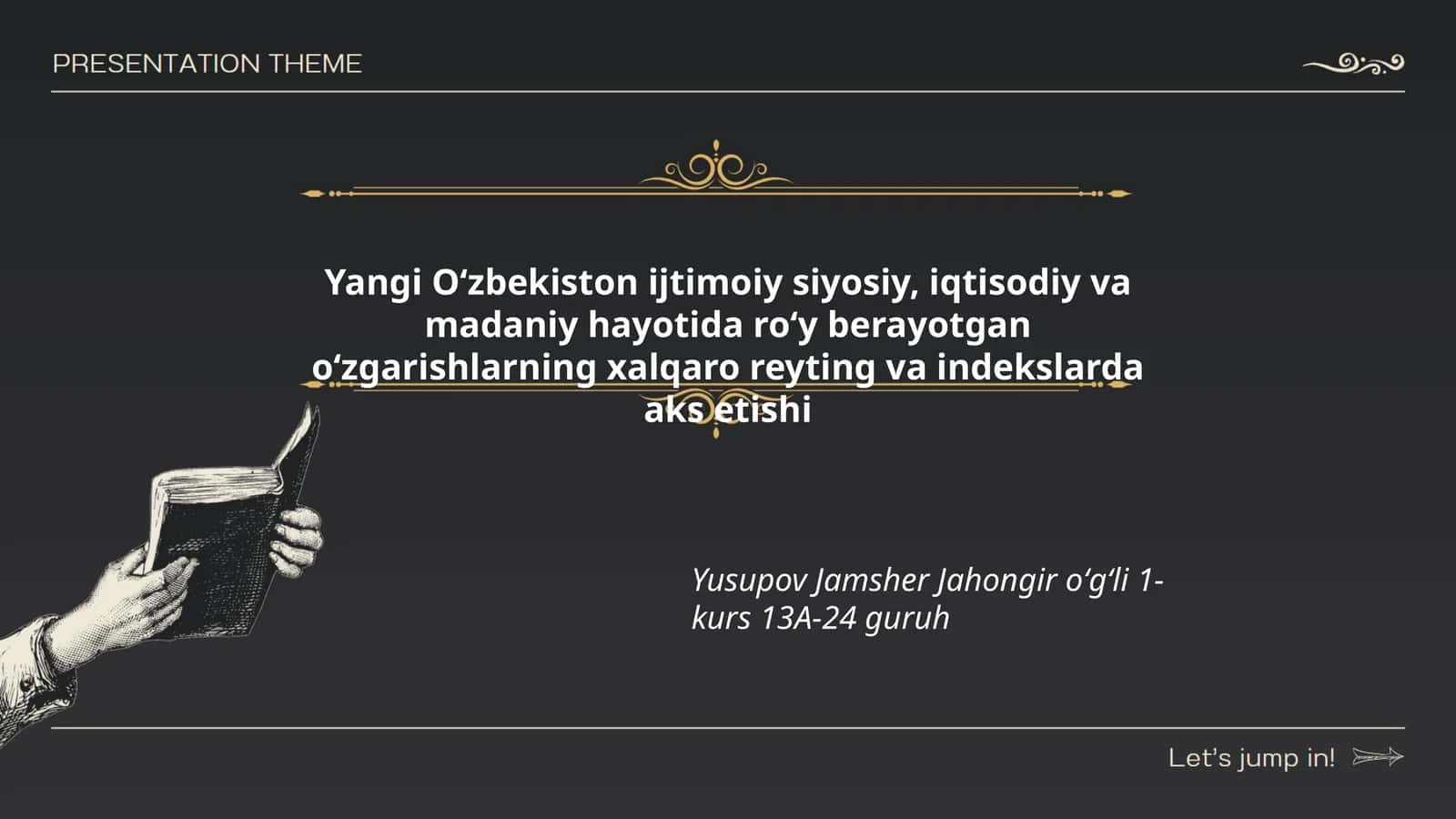 Yangi Oʻzbekiston ijtimoiy siyosiy, iqtisodiy va madaniy hayotida roʻy berayotgan oʻzgarishlarning xalqaro reyting va indekslarda aks etishi
