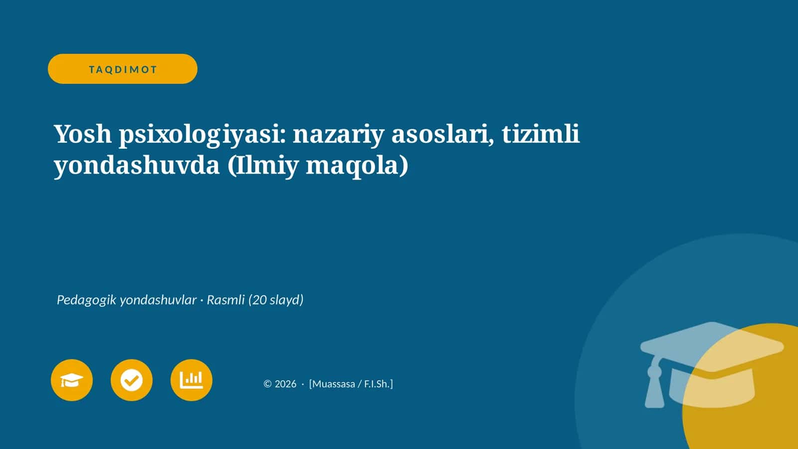 Yosh psixologiyasi: nazariy asoslari, tizimli yondashuvda (Ilmiy maqola)